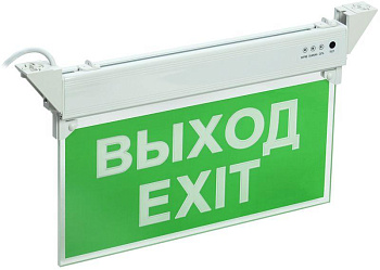Светильник светодиодный ССА 2101 "ВЫХОД-EXIT" 3ч 3Вт ВЫХОД-EXIT IP20 аварийный IEK LSSA0-2101-3-20-K03 Светильник светодиодный ССА 2101 "ВЫХОД-EXIT" 3ч 3Вт ВЫХОД-EXIT IP20 аварийный IEK LSSA0-2101-3-20-K03