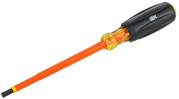Отвертка диэлектрическая SL6.5х150 Т3 ARMA2L 5 IEK A2L5-SC30-T3-SL-65-150 Отвертка диэлектрическая SL6.5х150 Т3 ARMA2L 5 IEK A2L5-SC30-T3-SL-65-150