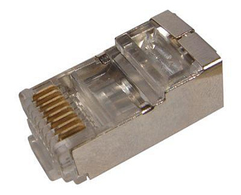 Джек комп. RJ45 8P-8C кат.5е (с экраном) (уп.100шт) REXANT 05-1023 Джек комп. RJ45 8P-8C кат.5е (с экраном) (уп.100шт) REXANT 05-1023