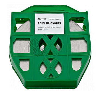 Лента бандажная C202 20х50 пластик (F 207; COT 37; F 2007; F 20.7; F 20; ЛМ-50) (уп.50м) ИНСТАЛЛ 41022 