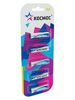 Элемент питания алкалиновый LR LR6 BP-5 (блист.5шт) Космос KOCLR65BL