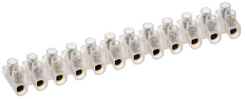 Колодка клеммная полиэтилен ЗВИ-5 1.5-4кв.мм 12пар ПВХ IEK UZV3-005-04