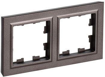 Рамка 2-м BRITE РУ-2-БрТБ бронза IEK BR-M22-K45 Рамка 2-м BRITE РУ-2-БрТБ бронза IEK BR-M22-K45