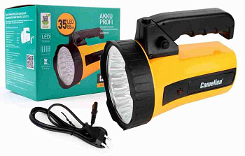 Фонарь 35LED 29315 (аккум. 220В желт.; 6В 4А-ч пласт. короб.) Camelion 10469 Фонарь 35LED 29315 (аккум. 220В желт.; 6В 4А-ч пласт. короб.) Camelion 10469