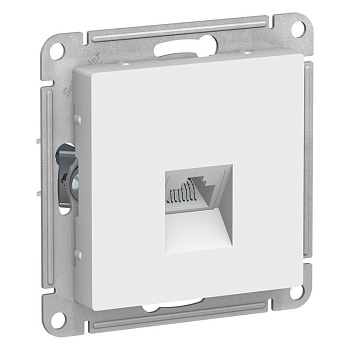 Механизм розетки компьютерной AtlasDesign RJ45 бел. SchE ATN000183 Механизм розетки компьютерной AtlasDesign RJ45 бел. SchE ATN000183