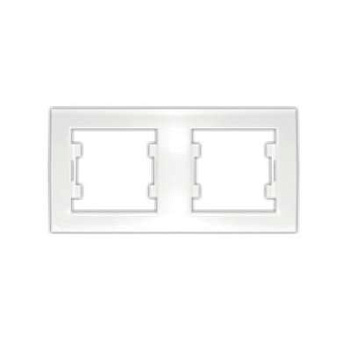 Рамка 2-м Бриллиант горизонт. бел. UNIVersal 7947465 Рамка 2-м Бриллиант горизонт. бел. UNIVersal 7947465