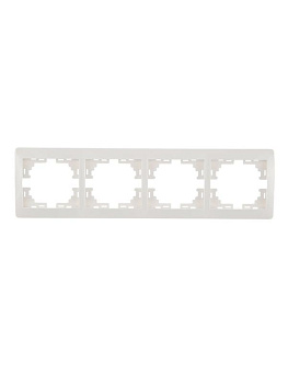 Рамка 4-м Mira горизонт. бел. LEZARD 701-0200-149