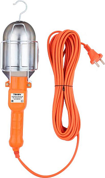 Светильник переносной с выключателем 60Вт 220В ПВС 2х0.75 10м IP20 TOKOV ELECTRIC TKE-SP-20-10M Светильник переносной с выключателем 60Вт 220В ПВС 2х0.75 10м IP20 TOKOV ELECTRIC TKE-SP-20-10M