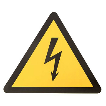 Наклейка "Молния" 130х130х130мм PROxima EKF an-1-05 