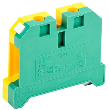 Зажим наборный ЗНИ-16PEN 16кв.мм (JXB-земля) IEK YZN20-016-K52 Зажим наборный ЗНИ-16PEN 16кв.мм (JXB-земля) IEK YZN20-016-K52