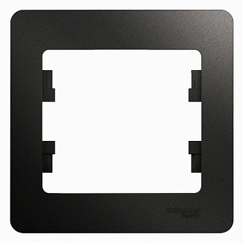 Рамка 1-м Glossa антрацит SchE GSL000701