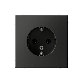 Розетка ArtGallery 16А с заземл. механизм базальт SE GAL001443