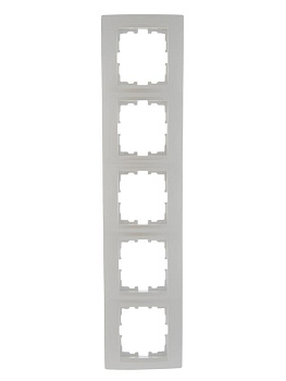 Рамка 5-м Karina горизонт. жемчуж./бел. перламутр LEZARD 707-3000-150