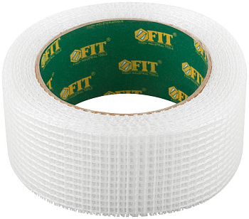 Лента стеклотканевая клейкая 50ммх20м FIT 11441 Лента стеклотканевая клейкая 50ммх20м FIT 11441