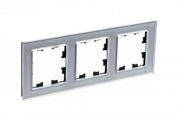 Рамка 3-м AtlasDesign Nature стекло алюм. SchE ATN320303