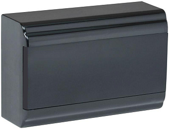 Корпус модульный пластиковый ЩРН-П-12 IP41 навесной PRIME черн. IEK MKP13-N-01-12-41-K02  Корпус модульный пластиковый ЩРН-П-12 IP41 навесной PRIME черн. IEK MKP13-N-01-12-41-K02