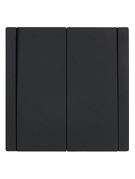 Выключатель проходной 2-кл. СП FORTE&PIANO 10А FP107 черн. IEK FP-V22-0-10-1-K02