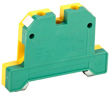 Зажим наборный ЗНИ-6PEN 6кв.мм (JXB-земля) IEK YZN20-006-K52 Зажим наборный ЗНИ-6PEN 6кв.мм (JXB-земля) IEK YZN20-006-K52