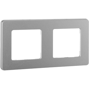 Рамка 2-м Inspiria алюм. Leg 673942