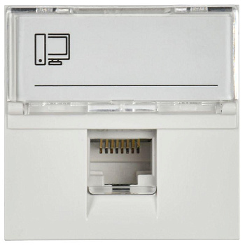 Механизм розетки информ. ПРАЙМЕР 2мод. RJ45 5е UTP РКИ-20-00-П IEK CKK-40D-RI2-K01 Механизм розетки информ. ПРАЙМЕР 2мод. RJ45 5е UTP РКИ-20-00-П IEK CKK-40D-RI2-K01
