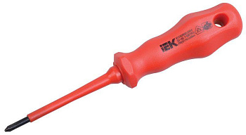 Отвертка крестовая Profi Ph1х80мм 1000В IEK TSC-3PH-180 Отвертка крестовая Profi Ph1х80мм 1000В IEK TSC-3PH-180