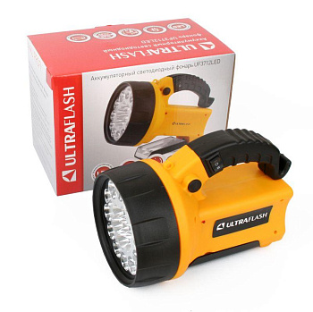 Фонарь UF3712LED (аккум 220В/12В желт. 19 LED; 4В 2Ач пласт. короб) Ultraflash 8310 Фонарь UF3712LED (аккум 220В/12В желт. 19 LED; 4В 2Ач пласт. короб) Ultraflash 8310