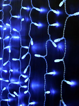 Гирлянда "Занавес" 500 LED 250х150см  уличная соед. до 6 мод. син. SHLights 4690601041319