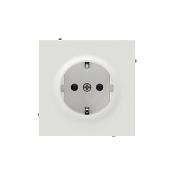 Розетка силовая KANT 2P+E без шторки бел. песок DKC 7010033