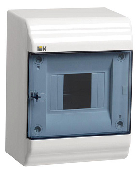 Бокс ЩРН-П-4 мод. навесной пластик IP41 PRIME IEK MKP82-N-04-41-20  Бокс ЩРН-П-4 мод. навесной пластик IP41 PRIME IEK MKP82-N-04-41-20
