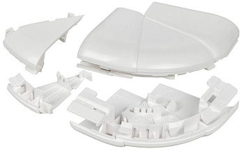 Угол внешний 80х50 бел. Leg 010622