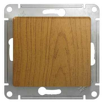 Механизм переключателя проходного 1-кл. СП Glossa 10А IP20 (сх. 6) 10AX дуб SchE GSL000561