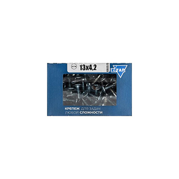 Саморез для тонкого метал. листа со сверлом 4.2х13 (уп.200шт) коробка Tech-Krep 102148