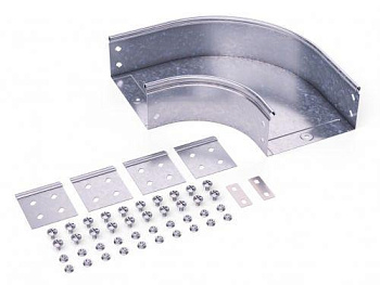 Угол для лотка горизонтальный 90град. 200х50 CPO 90 в комплекте с крепеж. элементами DKC 36004K Угол для лотка горизонтальный 90град. 200х50 CPO 90 в комплекте с крепеж. элементами DKC 36004K