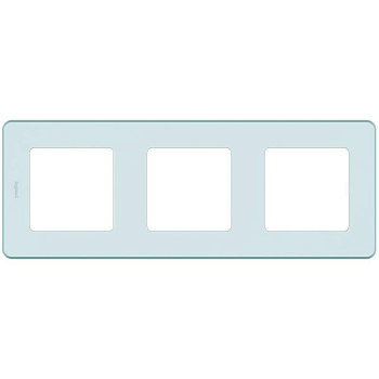 Рамка 3-м Inspiria мятн. Leg 673955