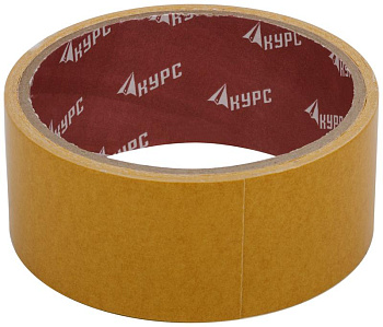 Лента-скотч клейкая двусторонняя 38ммх5м КУРС 11802