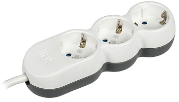 Удлинитель 3х5м с заземл. 16А 250В У03 UNO 2P+PE 3х1.5кв.мм IEK WYP53-16-03-05-Z