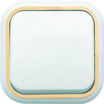 Выключатель 1-кл. ОП Валентина 10А IP20 А16-038 бел./зол. Кунцево 7631 Выключатель 1-кл. ОП Валентина 10А IP20 А16-038 бел./зол. Кунцево 7631