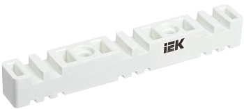 Изолятор шинный плоский ИШП 3P для шин 5 и 10мм 270мм IEK YIS40-3-270 