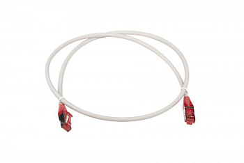 Патч-корд PC-LPM-STP-RJ45-RJ45-C5e-1M-LSZH-GY F/UTP экран. кат.5e LSZH 1м сер. Hyperline 42308