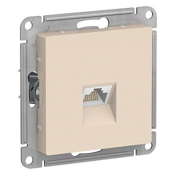 Механизм розетки компьютерной AtlasDesign RJ45 беж. SchE ATN000283 Механизм розетки компьютерной AtlasDesign RJ45 беж. SchE ATN000283
