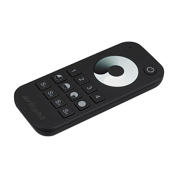 Пульт SMART-R24-DIM Black (4 зоны 2.4G) IP20 пластик Arlight 023475 Пульт SMART-R24-DIM Black (4 зоны 2.4G) IP20 пластик Arlight 023475