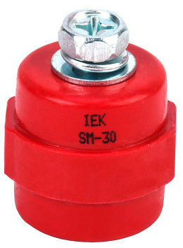 Изолятор SM30 (М8) силовой с болтом IEK YIS11-30-08-B 
