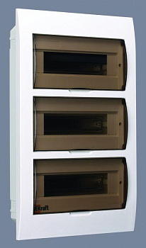 Корпус пластиковый встраиваемый 36мод. ЩРВ-П-36 50х36х10 IP41 SchE 31007DEK 