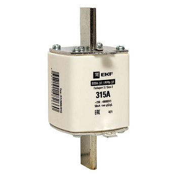 Вставка плавкая ППН-37 400/315А габарит 2 PROxima EKF fus-37/400/315 Вставка плавкая ППН-37 400/315А габарит 2 PROxima EKF fus-37/400/315